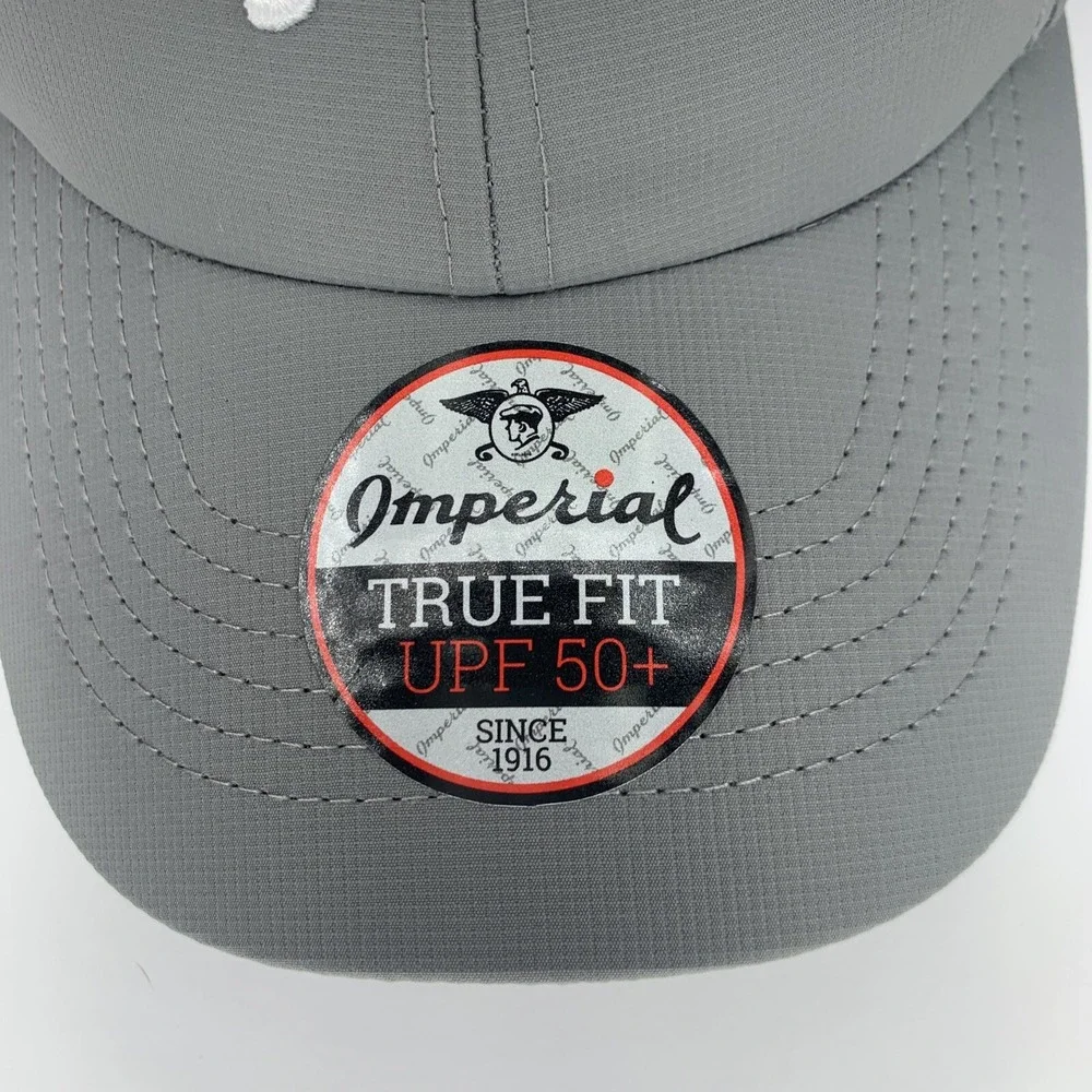 AJGA Gray Golf Hat Adjustable - Imperial Cap - American Junior Golf Association